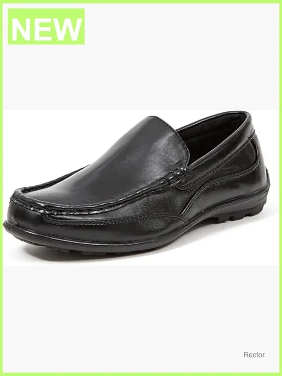 Boys Dress Loafers Slip-On Driving Moc Comfort EVA Cushion Formal