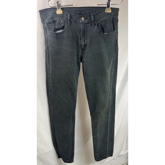 Levi’s 511 Men’s 34x34 Black Wash Denim Slim Fit Straight Leg