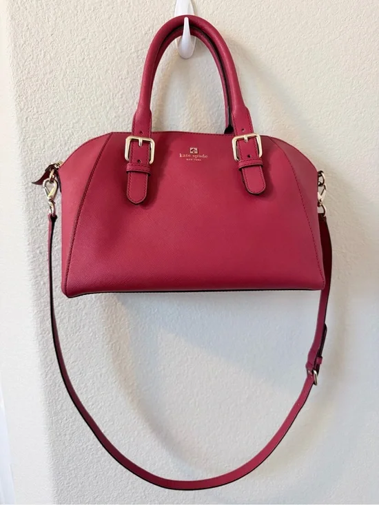 Kate Spade Red Satchel with Strap