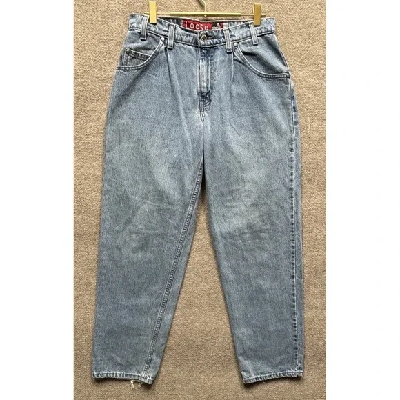 Levi's‎ Baggy Jeans Men 29x30 Blue Loose Fit Silver Tab 100% Cotton 90s Vintage