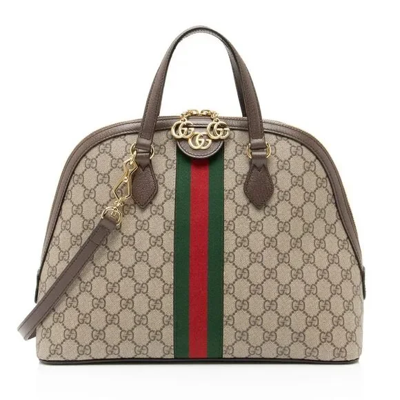 Gucci GG Supreme Ophidia Dome Medium Satchel