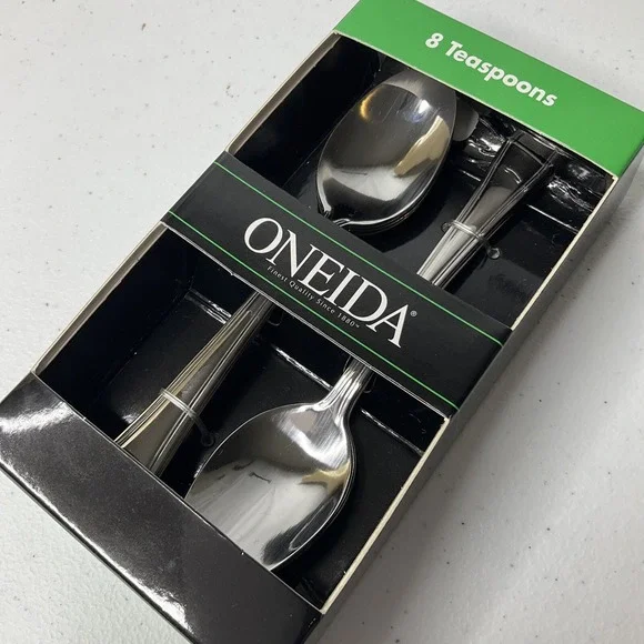 Oneida‎ Tress Tea Spoons Teaspoons Set Of 8 NEW In Box