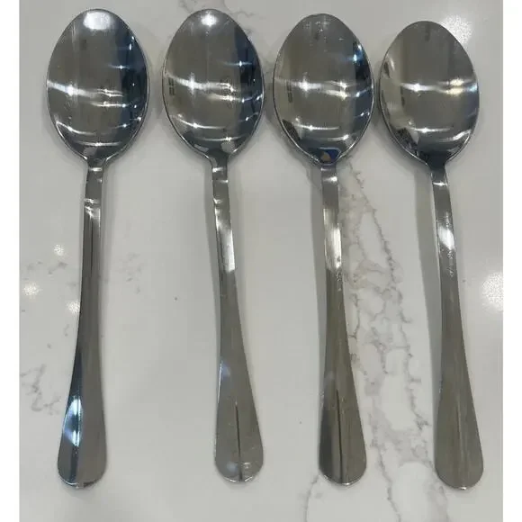Stainless Steel X-Large Serving Spoons Set of 4 Buffet &‎ Banquet Style 9.5”
