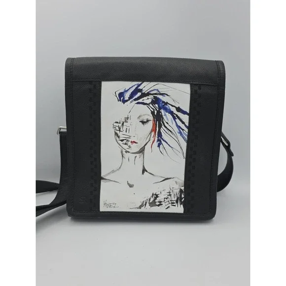 Stephanie rise Colorado Crossbody bag with K.YNEZ Truly Blue‎