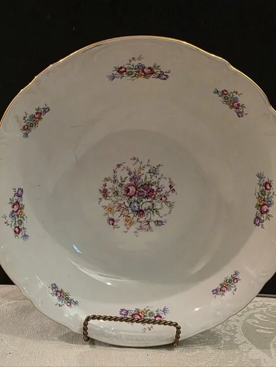 Fine Bohemian China Floral Bouquet of Roses 10