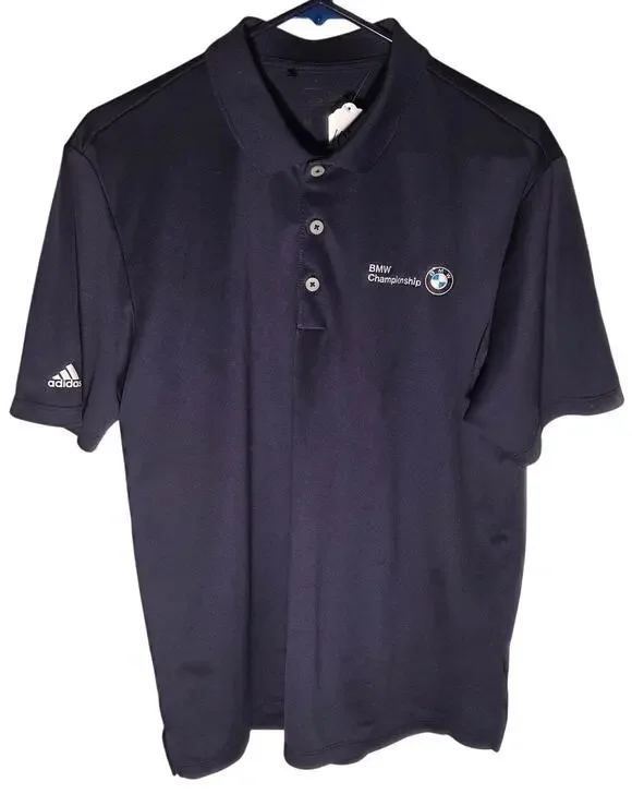 Adidas Men's Blue BMW Championship Polo Shirt, Size M