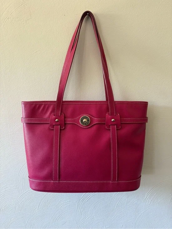 Dooney & Bourke Pink Leather Tote