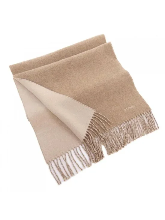 Hermes Scarf Beige