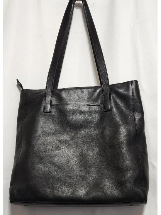 Patricia Nash Classic Black Leather Tote
