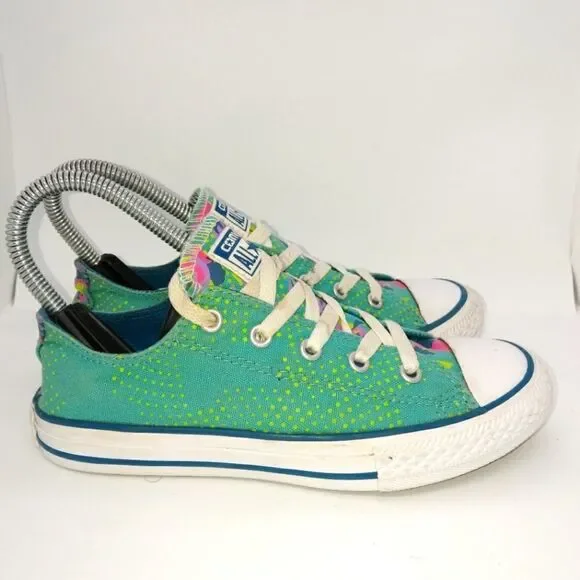 Converse Chuck Taylor All Star Low‎ Ox Fashion Sneakers Juniors Size 2 Green