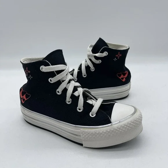 Converse Chuck Taylor All Star EVA A09122C Youth Size 1 Lift Platform Shoes