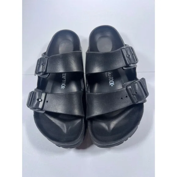 Birkenstock Arizona EVA Sandals Kids Size 33 Black Waterproof Double Strap Slide