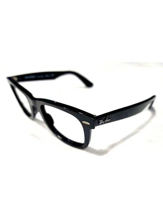 Ray Ban RB2140 901 Black Wayfarer Scratched Sunglasses Frame 50-22 150