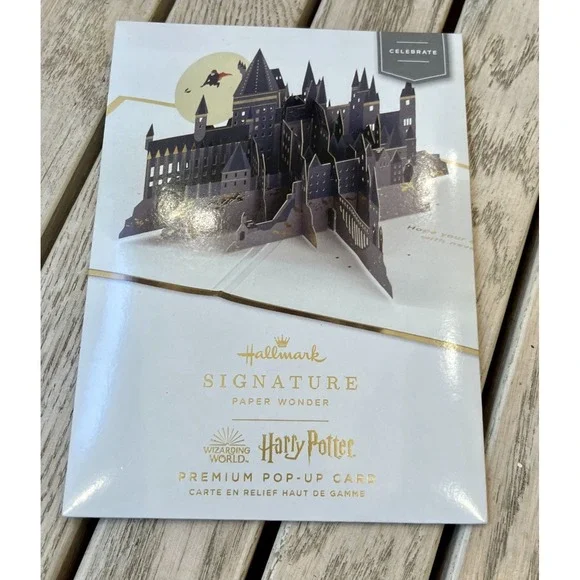 Hallmark Signature Paper Wonder Harry Potter Celebrate Pop Up Card  in sleeve