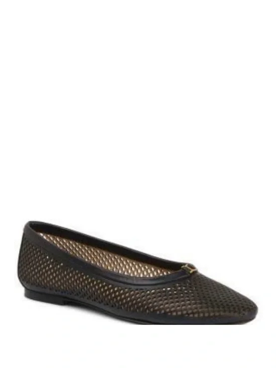 CHLOE BLACK LEATHER BALLERINAS SIZE 36