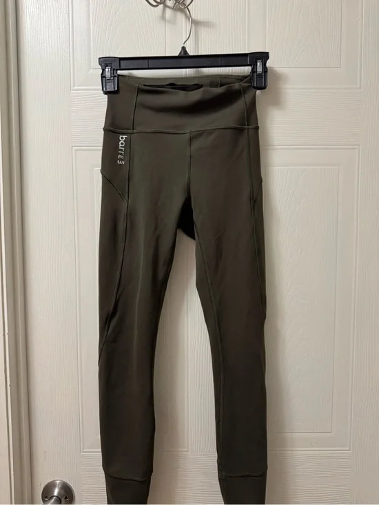 lululemon athletica Girls Olive Green High-Waist Leggings