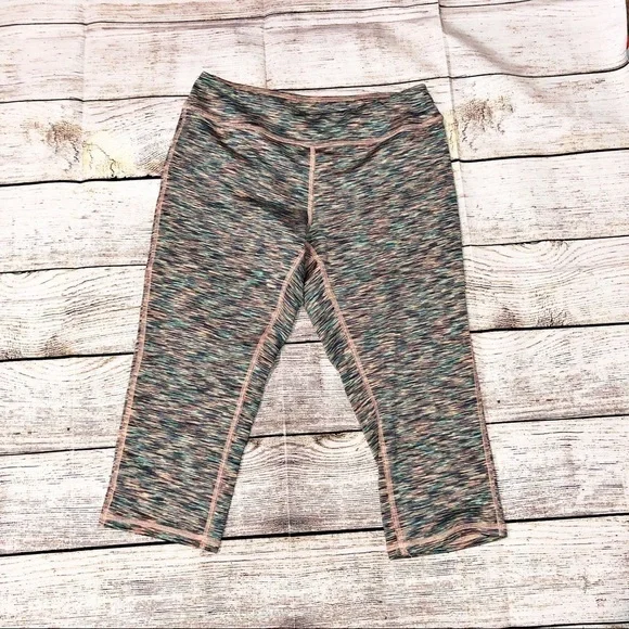 Zella Girl Space Dye Capri Leggings Size L