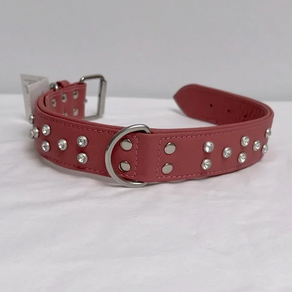 Angel Pet Supplies Studded Crystal Dog Collar
