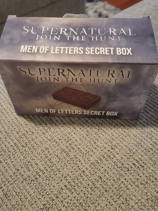 Supernatural Men of Letters Secret Box - Gray Accessory Case