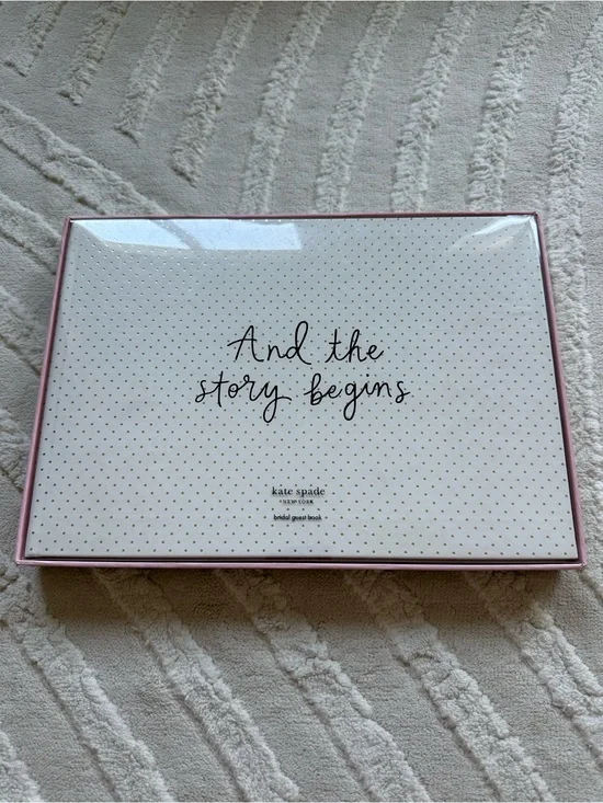 Kate Spade | 'And the Story Begins' Bridal Guest Book
