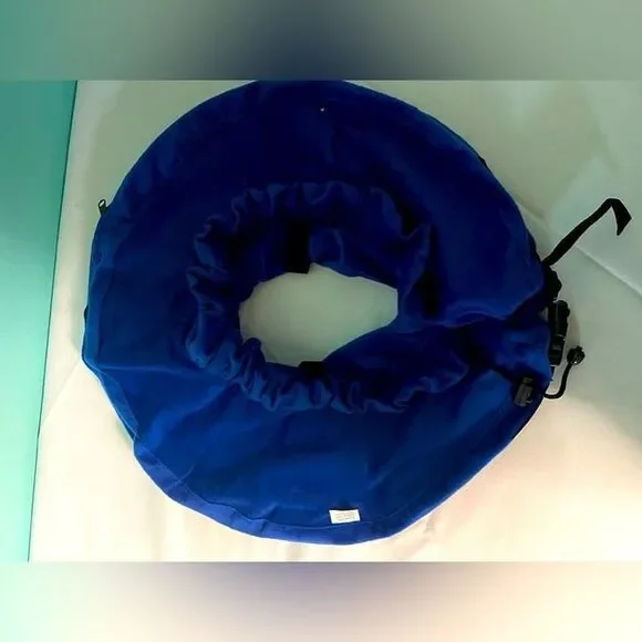 XL blue pet‎ recovery inflatable collar