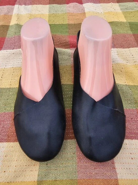 Kunsto Women's Black Leather Ballet Flats Slip-On Comfort Shoes Size 9 Minimalis