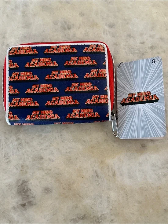 My Hero Academia Red & Navy Card and Key Holder Wallet