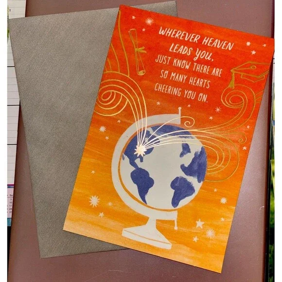 DaySpring Graduation Card – Wherever Heaven Leads You – Encouragement – New