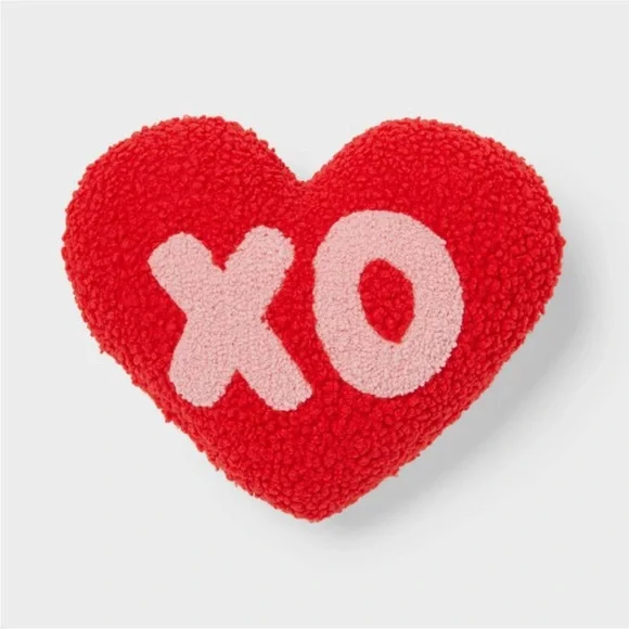 Small Heart Valentine's Day XO Love Pillow - Spritz Target 2025