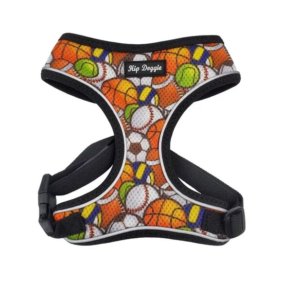 Ultra Comfort Reflective Harness Vest - Sports Balls - SZ LG