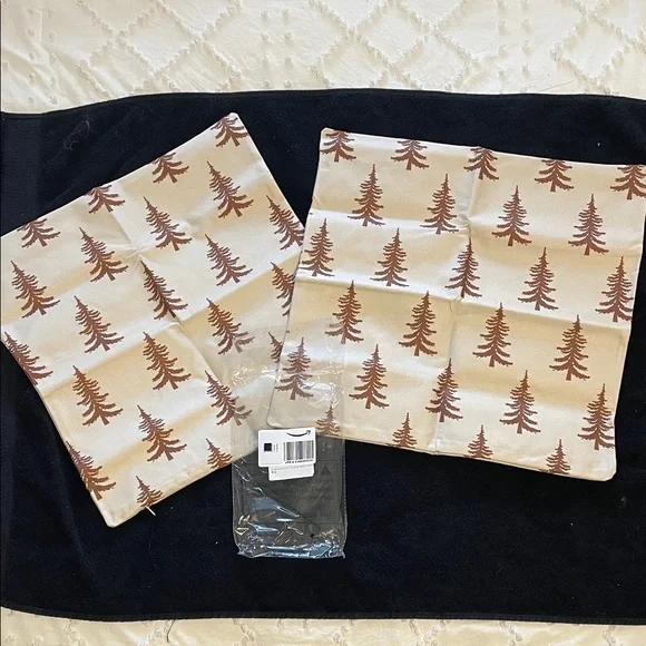 Tree Patterned Accent Pillow Covers new indoor outdoor