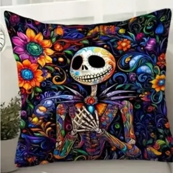 Colorful‎ Halloween Themed Throw Pillow Covers your choice $10 each