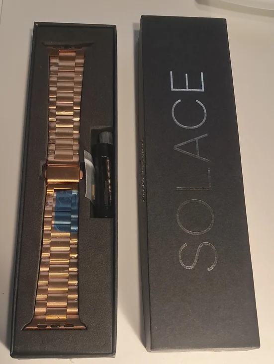 Solace Templar Metal for Apple Smart Watch Band - Rose Gold