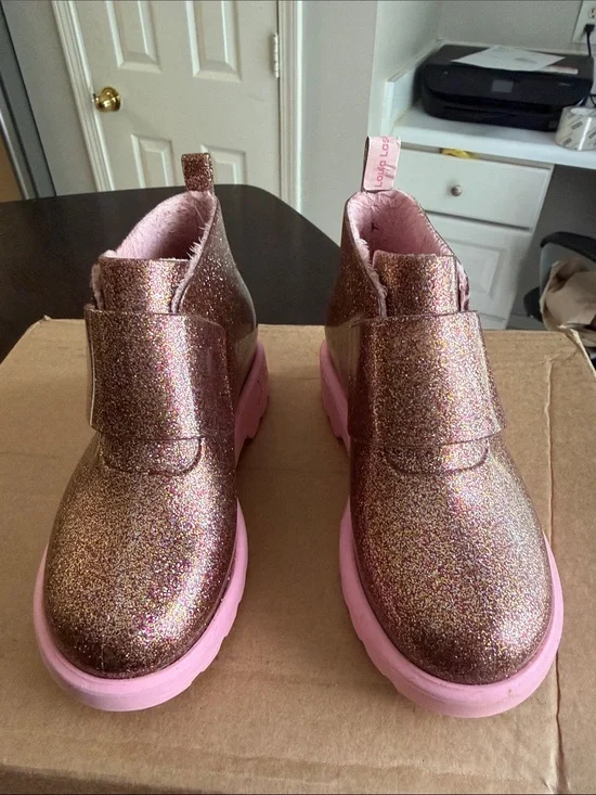 Mini Melissa Toddler Chelsea Glittery Bootes