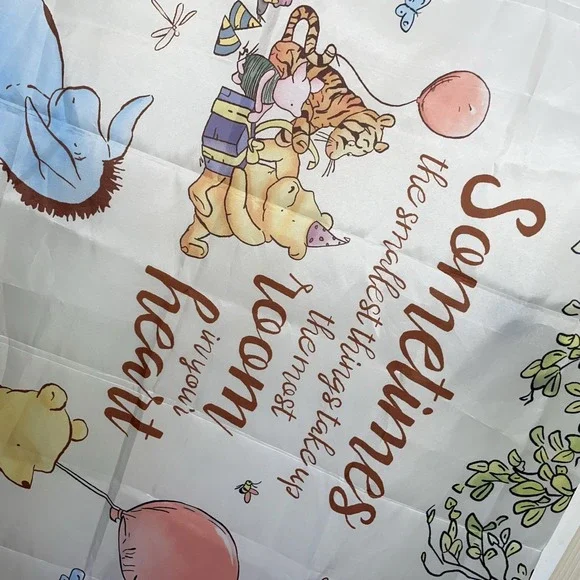 NWOT Hanging Banner‎ Sign | Winnie the Pooh | Party Room Baby Shower Decoration