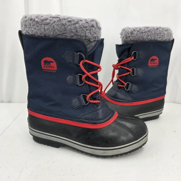 Sorel Yoot Pac Waterproof Snow Boot Youth Size 6 Womens‎ 7.5 Blue NY1879-464 EUC