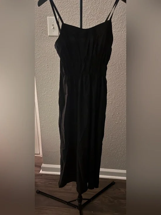 Black Spaghetti Strap Maxi Dress