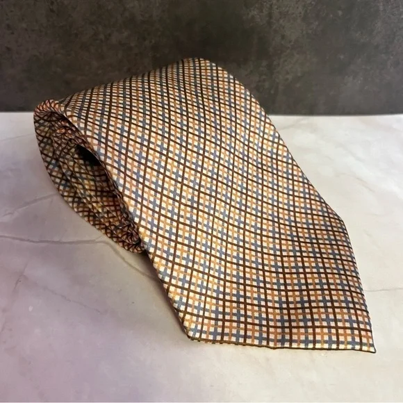 Tom McLennon Silk Patterened Men's 58” Tie