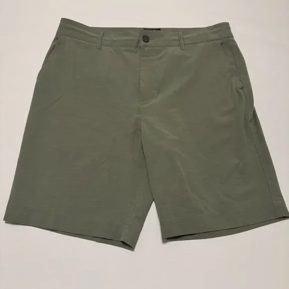 Faherty Men's All Day Cotton Blend 9” Inseam Casual Trail Olive 33