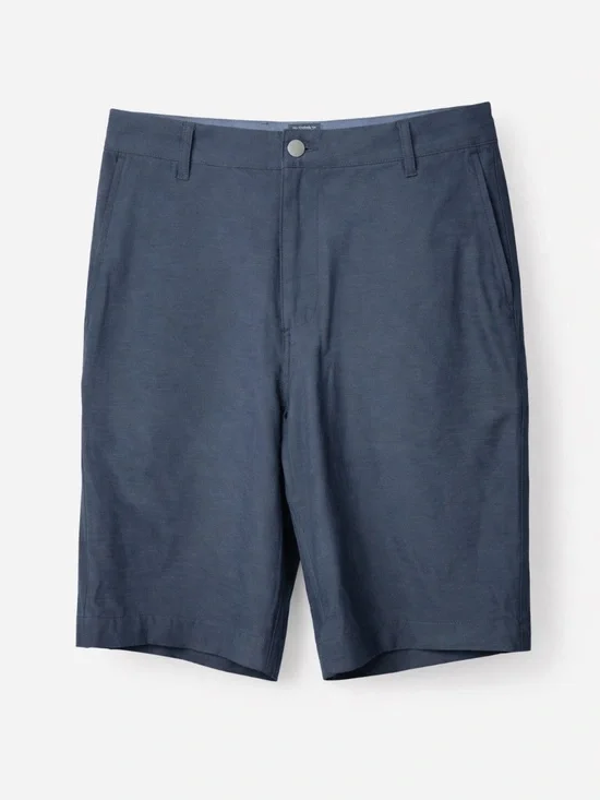 Faherty All Day Stretch Shorts Blue Flat Front 9