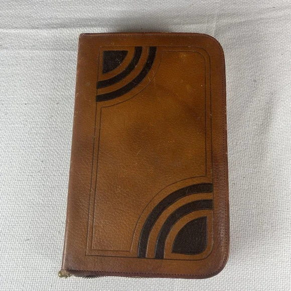 Vintage Meeker Men's Travel Shoe Shine Kit Case Leather Japan Brush Box Set 70s‎