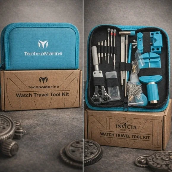 NEW‎ Invicta TechnoMarine Watch Travel Tool Kit TM-TK-003 Teal/Black #950