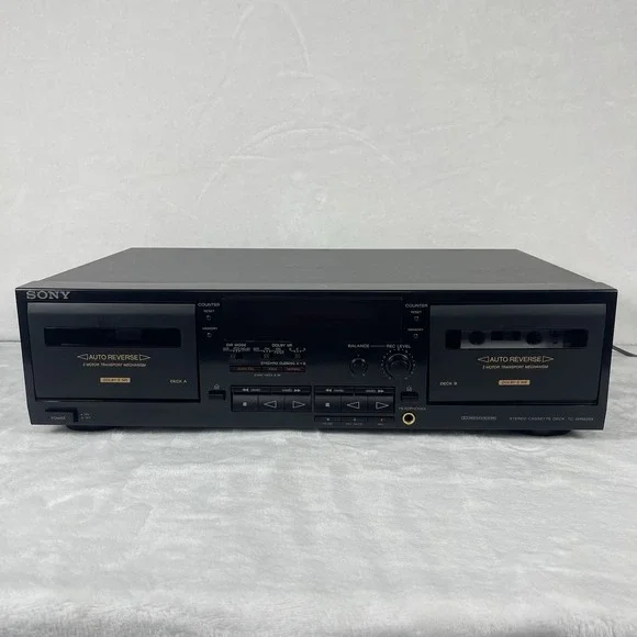 Vintage Sony TC-WR635S Stereo Cassette Tape Deck Audio Player Dolby - FOR PARTS