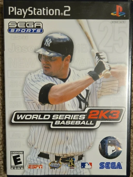 World series of basball 2k3 complete, tested for ps2.