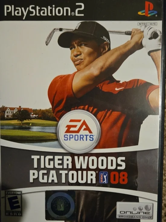 Tiger woods pga tour 08 complete, tested for ps2.