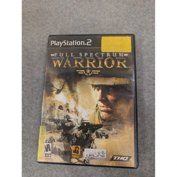 Full Spectrum Warrior Sony PlayStation 2 PS2 Tactical Strategy Game THQ 2004