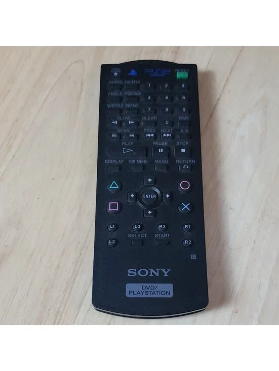Sony SCPH-10420 Wireless Remote Control for PlayStation 2 PS2 DVD, Black