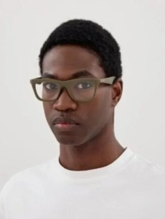 Gucci GG1933O 004 Eyeglasses Military Green 53mm Square Frame