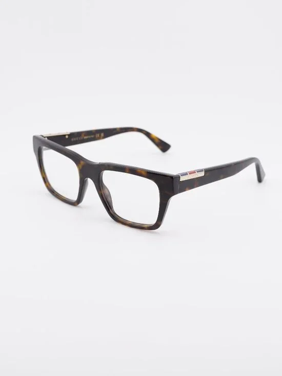 Gucci GG1889O 002 Eyeglasses Havana 51mm Square Frame