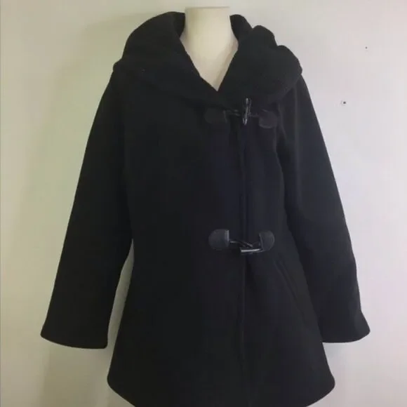NWOT Liz Claiborne NY Fleece Jacket Toggle Closure | Size M